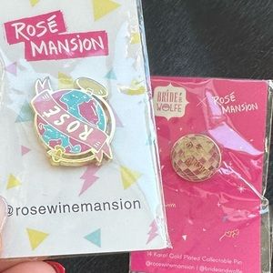 Rosè Mansion 💕🥂 🍷LIMITED EDT Pins 🪩🌎